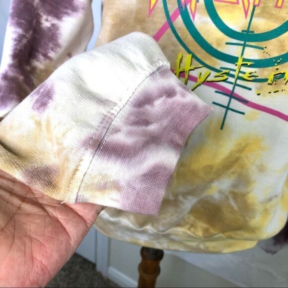 DEF LEPPARD HYSTERIA TIE DYE SWEATSHIRT NWT - Picture 6 of 8